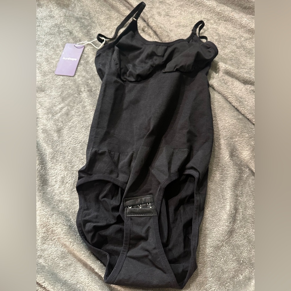 Heyshape Snatched Shapewear Bodysuit Tummy Control Body Shaper Black Sz M Nwt